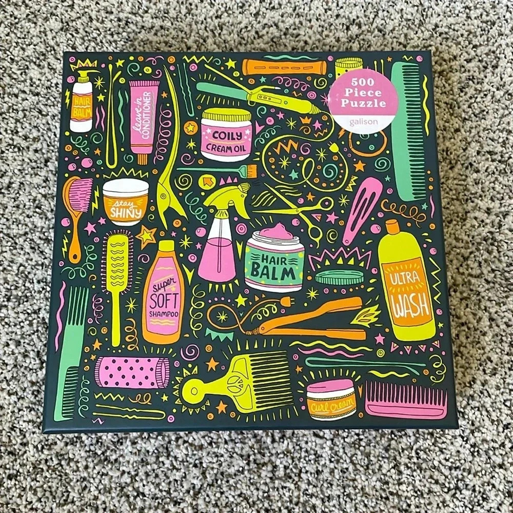 I 🩷 My Hair 500 Piece Puzzle By Andrea Pippins New in Box